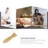 ZUNOXAZ Wood Guasha Board 2Pcs Set with Fish-Shaped and Notched Scrapers, Wooden Massage Tool for Face, Neck, Back, and Full Body Muscle Tension Relief and Spa Therapy view 3