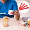 AUTSUPPL 8Pcs Dual Head Denture Toothbrush Red Cleaning Brush False Teeth Care Kit Portable Oral Hygiene for Travel and Daily Use view 4