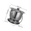 Holibanna Stainless Steel Urine Bucket with Lid and Non-Slip Ring, Thickened Adult Bedpan Portable Toilet for Elderly, Pregnant Women, Home and Hospital Use view 2