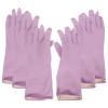 Abaodam Reusable Latex Dishwashing Gloves 3 Pairs Small Household Washing Gloves for Dishes for Home Use view 1