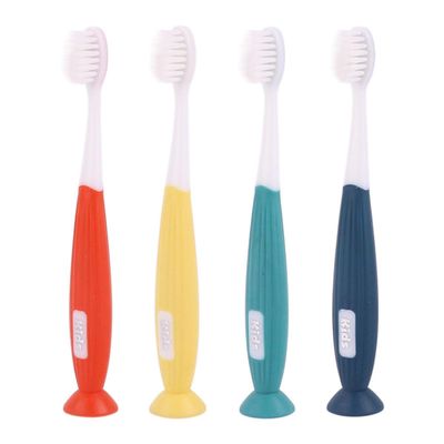 Abaodam Toothbrush 4pcs Soft Bristle Manual Toothbrushes for Ages 3-12, Gentle Cleaning Tooth Brush Set with Colorful Handles for Teeth Dental Care