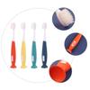Abaodam Toothbrush 4pcs Soft Bristle Manual Toothbrushes for Ages 3-12, Gentle Cleaning Tooth Brush Set with Colorful Handles for Teeth Dental Care view 3