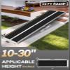 10FT Portable Wheelchair Ramp for Home, 800 lbs Aluminum, Locks to Steps view 2