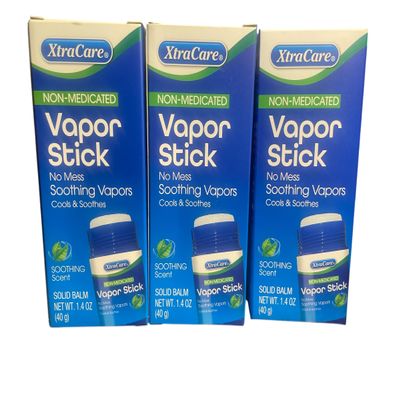 3 NEST OF GOD NON-MEDICATED VAPOR STICK NO MESS SOOTHING VAPORS COOLS & SOOTHES 1.4 OZ