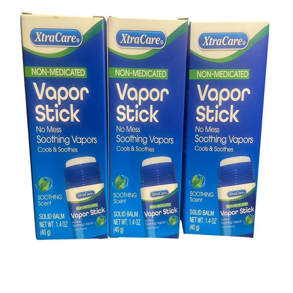 3 NEST OF GOD NON-MEDICATED VAPOR STICK NO MESS SOOTHING VAPORS COOLS & SOOTHES 1.4 OZ