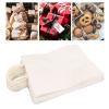 IGENBENFG White Kraft Bags with Handles, Small Kraft Shopping Bags, Durable Premium Kraft Gift Tote for Boutiques Party Favors, 50Pcs Reusable Craft Paper Sacks for Gifts Wrapping (280x280x150mm) view 2