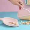 Small Broom and Dustpan Set Mini Handheld Hangable Whisk Broom for Table Countertop Keyboard Car Cleaning PP Plastic Soft Compact Dust Pan Hand Broom view 2