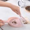 Small Broom and Dustpan Set Mini Handheld Hangable Whisk Broom for Table Countertop Keyboard Car Cleaning PP Plastic Soft Compact Dust Pan Hand Broom view 3