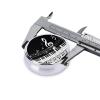 Round Pill Box Case For Purse & Pocket, Black White Music Note Pill Box 3 Compartment Travel Portable Metal Medicine Tablet Multifunctional Pill Case Holder For Vitamins Fish Oil Organizer Unique Gift view 4