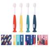 HEATSHAKING Toothbrush Set 4Pcs Soft Bristle Toothbrushes for Ages 3-12 Mild Teeth Cleaning Oral Care Tools with Colorful Handles view 4