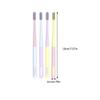 ZUNOXAZ 8pcs Flexible Soft Bristle Toothbrushes for Adults with Small Heads, Gum Care Oral Hygiene Set for Home and Travel, Pastel Colors view 2