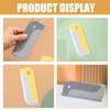 HEATSHAKING 2pcs Small Hand Squeegee for Shower Glass and Car Windows, Mini Portable Glass Wiper Brush in Gray and Yellow for Bathroom and Vehicle Cleaning view 3