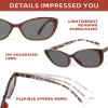 JOLISU 3 Pack Reading Sunglasses for Women, Sun Readers Glasses Spring Hinge Outdoor Sunglasses With UV400 Protection (1.25) view 3