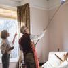 Abaodam Telescopic Microfiber Duster Brush with Chenille and Mini Duster Heads, Extendable Dust Sweeper for Ceiling Fans and Home Cleaning view 3
