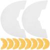HAMPPLIES Rubber Heel Pads for Shoe Repair 5 Pairs Self-Adhesive Non-Slip Sole Protectors Sturdy Rubber Shoe Heel Repair Pads for Sneakers Size 38-39 view 1