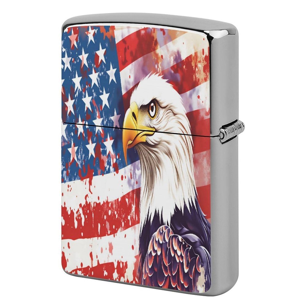 American Flag Eagle Lighter Case, Copper Lighter Case, Cool Lighters Cover, Perfect Men's Gift for Dad, Husband, Him