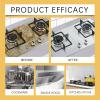 Kitchen Cleaner Spray Range Hood and Stove Degreaser Cleaning Spray for Oven Racks, Stove Oven, Quick to Clean view 3