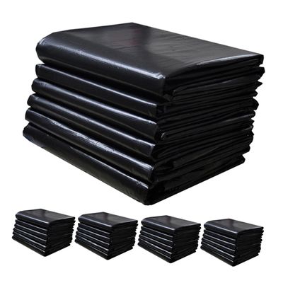 CONGARTENO Large Trash Bags 50Pcs Extra Large Plastic Garbage Bags 60X90Cm Disposable Heavy Duty Contractor for Property Cleaning and Gardening Waste