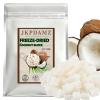 1.1 Ib Freeze-Dried Coconut Chunks, Unsweetened Dehydrated Coconut Flakes, 500g, Plant-Based Snack for Breakfast, Desserts, Smoothies view 1