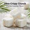 1.1 Ib Freeze-Dried Coconut Chunks, Unsweetened Dehydrated Coconut Flakes, 500g, Plant-Based Snack for Breakfast, Desserts, Smoothies view 2