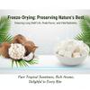 1.1 Ib Freeze-Dried Coconut Chunks, Unsweetened Dehydrated Coconut Flakes, 500g, Plant-Based Snack for Breakfast, Desserts, Smoothies view 4