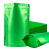 100 Pack Mylar Smell Proof Bags, Resealable Green Stand Up Pouch Bags Foil Sealable Bags for Packaging, 5.57.8 Inch view 1