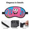Funny Octopus Sleep Mask for Side Sleeper Women Men, Silk Eye Mask for Sleeping Night Blindfold Eye Shade Soft Breathable Sleeping Mask Eye Cover for Travel Essentials Gift view 3