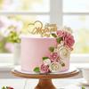 10 PCS Mother's Day Cake Decorative Gold Acrylic love Happy Mother's Day Cupcake Topper for Mother's Day Birthday Dessert DIY Supplies view 4