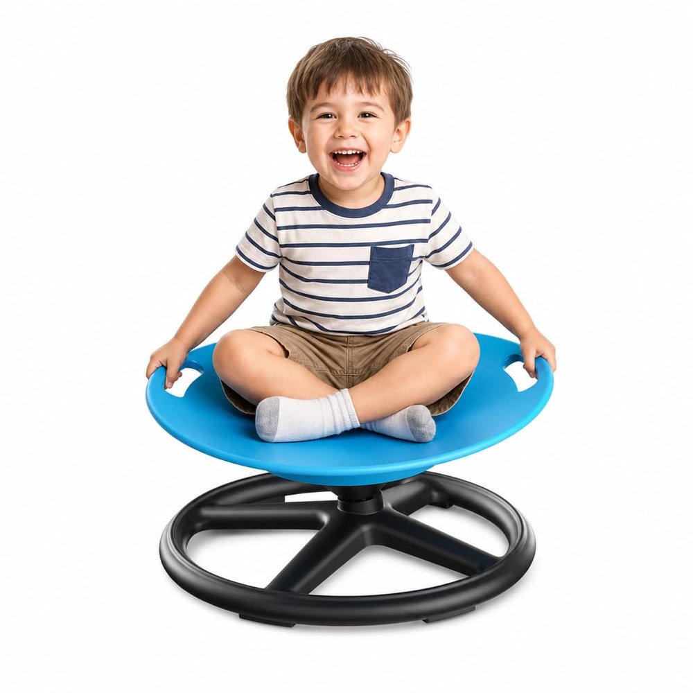 ALSPON Spinning Chair for Autistic Kids | Sensory Spinning Chair and Sit and Spin Toy | Sensory Seat for Toddlers Development