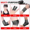 27 Pack Pre Wrap Athletic Tape, 2.76 Inch x 11 Yards Prewrap Tape for Hair Soccer, Pre Wrap Foam Underwrap Tape, Soccer Pre Wrap Tape, Prewrap Tape for Hair, Wrists, Hands, Ankles, Knees - Black view 4