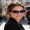 JOLISU 3 Pack Bifocal Reading Sunglasses for Women, 2 IN 1 Sun Readers Glasses Spring Hinge with UV400 Protection (2.25) view 2