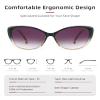 JOLISU 3 Pack Bifocal Reading Sunglasses for Women, 2 IN 1 Sun Readers Glasses Spring Hinge with UV400 Protection (2.25) view 3