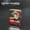 Bald Eagle and Soldiers Lighter Case, Copper Lighter Case, Cool Lighters Cover, Perfect Men's Gift for Dad, Husband, Him view 4