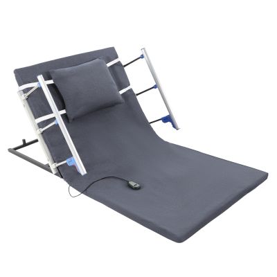 Bacocoo Electric Lifting Backrest for Bed, 90" Long with Foldable Arms,330LBS Weight Capacity, Power Lift Adjustable Back Support for Elderly,2-80 Adjustable Smooth Lift. (Grey)