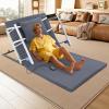 Bacocoo Electric Lifting Backrest for Bed, 90" Long with Foldable Arms,330LBS Weight Capacity, Power Lift Adjustable Back Support for Elderly,2-80 Adjustable Smooth Lift. (Grey) view 2