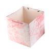 OUFEIJIA 10-Pack Premium Pink Marble Square Paper Bags Perfect Cube Party Favor, Birthday Boxes, Elegant Shopping(20 * 20 * 20cm) view 1