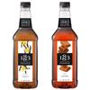 1883 Vanilla & Caramel Syrups (Caf Variety Pack) for Coffee & Drinks 1 Liter Plastic Bottles (Pack of 2) view 1