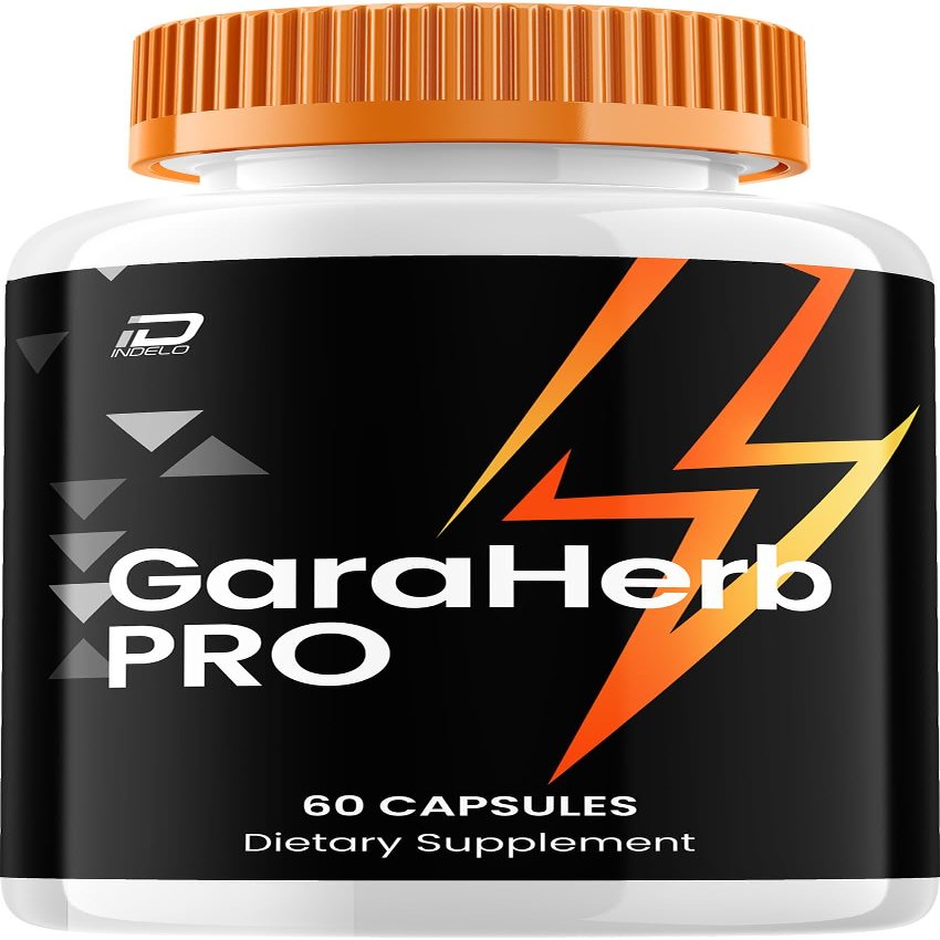 GaraHerb Pro Capsules Gara Herb Pro Natural Ingredients Advanced Formula 800MG Dietary Supplement (1 Pack - 60 Capsules)
