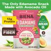 Biena Roasted Edamame Himalayan Pink Salt, 18 oz Bag, Crunchy Plant Based Protein Snack, Made with Avocado Oil, 11g Protein, 4g Fiber, Gluten Free, Vegan view 2