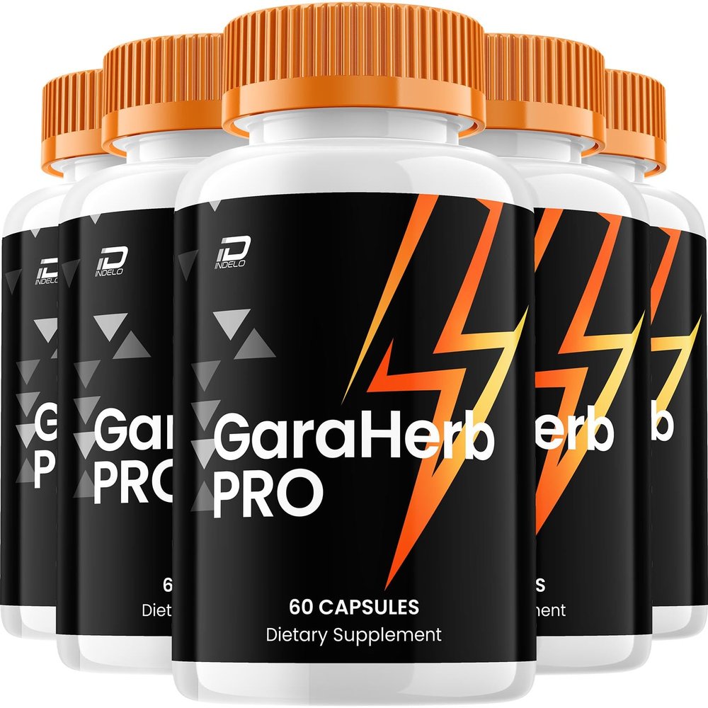 GaraHerb Pro Capsules Gara Herb Pro Natural Ingredients Advanced Formula 800MG Dietary Supplement (5 Pack - 300 Capsules)