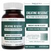 Creatine Reserve - Creatine Monohydrate Plus GAA for Mind, Muscle & Energy Support - Dual Pathway Delivery Creatine Supplement for Women & Men - Active B Vitamins & Taurine, Non-GMO (1 month supply) view 1