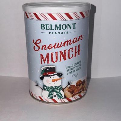 Snowman Munch Sugar Cookie & Butter Toffee Peanut Mix Sweet & Crunchy Holiday Snack Blend, 15 oz