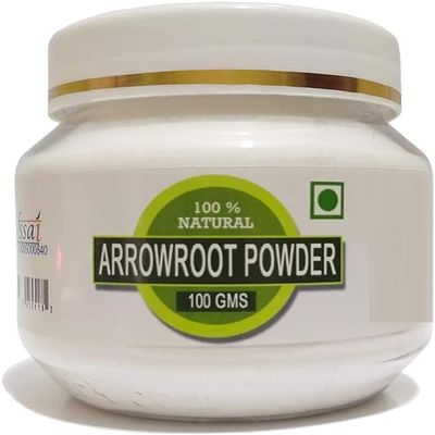 aj Arrowroot Powder for Skin Care, 100gm