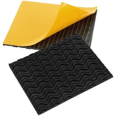 SOPOTUTU 2Pcs Anti-Slip Shoe Bottom Pads Adhesive Sole Protector, Noise-Reducing Waterproof Heel Cushions, Wear-Resistant Non-Slip Sneaker Sole Inserts for Heel Protection and Shock