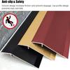 10cm Extra Wide Floor Transition Strip Aluminum, Carpet/Tile Threshold Reducer for Vinyl Flooring, Home Walkers Entry Ramp(Black,1.5m) view 4
