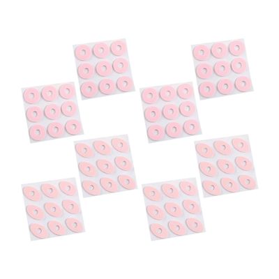 TIDTALEO 72Pcs Self-Adhesive Heel Pads and Callus Cushions for Women, Pink Anti-Wear Foot Pads Oval and Round Shapes, Slip-Resistant Shoe Inserts for High Heels and Sports Shoes