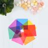 HIAKDOFT 28Pcs Cellophane Sheets 10Cm Square Cellophane Wrap Paper for Crafts Wrapping Window Film Art Materials view 4