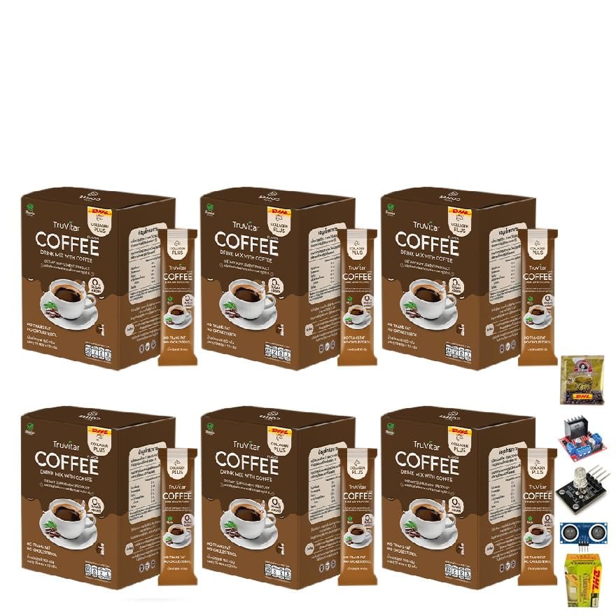 10 Sachets/Box Roasted Intense Good Shape TruVitar Coffee Instant Mix Powder Snack 13 in 1 Much Mellow Delicious Set 6 No0617897894 By Beautygoodshop [Get Free For You Beauty Gifts]