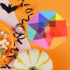 COOLHIYA 28Pcs 10Cm Square Cellophane Wrap Sheets Multi-Color Cellophane Paper for DIY Crafts Candy Wrapping and Light Diffuser Art Materials view 4