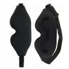 2 Pack Sleep Masks Black 3D Contoured Grooves Eye Mask for Sleeping Light Blocking Women Men Naps Travel Daily Rest